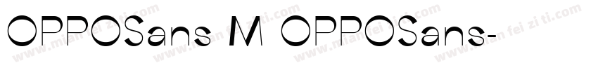 OPPOSans M OPPOSans字体转换